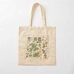Tibia Map Winter Update 2023 Cotton Tote Bag