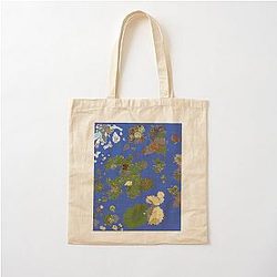 Tibia Map Cotton Tote Bag