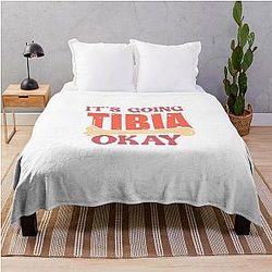 Tibia Okay Throw Blanket