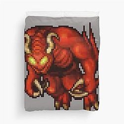 Tibia Demon Duvet Cover