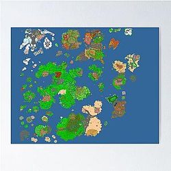 Tibia map Poster