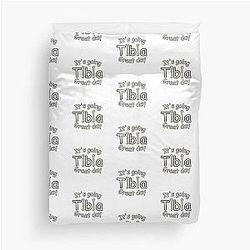 Medical Puns Tibia Great Day Duvet Cover