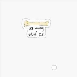 It's going to sticker