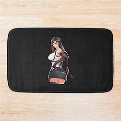 Final Fantasy VII - Tifa Lockhart hentai anime Sticker Bath Mat