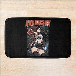Tifa Lockhart Comic Design Bath Mat