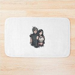 Cloud Strife and Tifa Lockhart Bath Mat