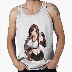Cute Tifa Lockhart Final Fantasy VII Tank Top