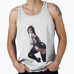 Final Fantasy VII: Tifa in Black Latex Tank Top
