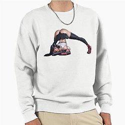 Sexy Waifu Tifa Lockhart Final Fantasy 7 Jack Challenge Pullover Sweatshirt