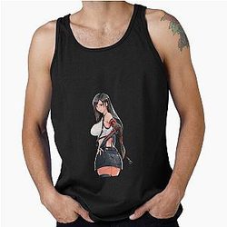 Final Fantasy VII - Tifa Lockhart sexy anime Sticker Tank Top