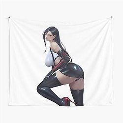 Final Fantasy VII: Tifa Lockhart Black Latex Tapestry