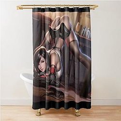 Tifa Lockhart Final Fantasy 7 Shower Curtain