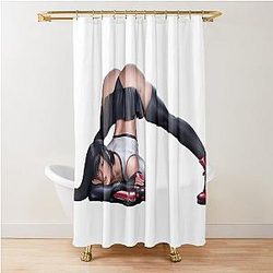 Sexy Waifu Tifa Lockhart Final Fantasy 7  Jack opportunity challenge Shower Curtain