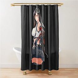 Final Fantasy VII - Tifa Lockhart hentai anime Shower Curtain
