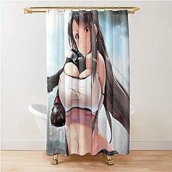 Tifa Lockhart FF7 Shower Curtain