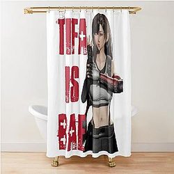 Tifa Lockhart is Shower Curtain