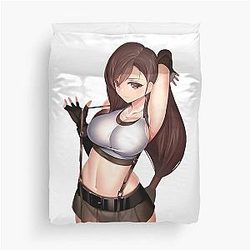 Waifu Tifa Lockhart Final Fantasy 7 Duvet Cover