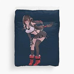 Tifa Lockhart Final Fantasy Duvet Cover