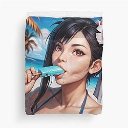 Tifa Lockhart Final Fantasy 7 Rebirth Duvet Cover