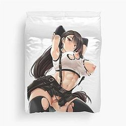 Tifa Lockhart Naked FF7 Duvet Cover 

I removed the weird characters.
