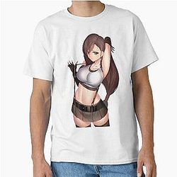 Waifu Tifa Lockhart Final Fantasy 7 Classic T-Shirt