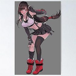 Final Fantasy Tifa Kawaii Poster