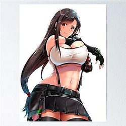 Sexy Tifa Lockhart Final Fantasy 7 Poster