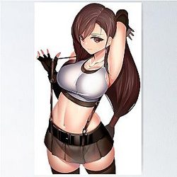 Waifu Tifa Lockhart Ecchi Final Fantasy 7 Poster