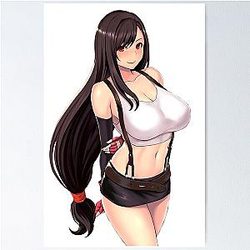 Ecchi Tifa Lockhart Final Fantasy VII Poster