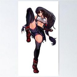 Hot Tifa Lockhart Final Fantasy 7 Poster