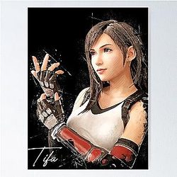 Final Fantasy 7 Tifa Lockhart Perfect Gift For Friends Poster