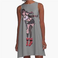 Final Fantasy Tifa Lockhart A-Line Dress