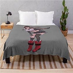 Final Fantasy Tifa Lockhart Kawaii Throw Blanket