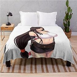 Tifa Lockhart Final Fantasy VII Throw Blanket
