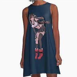Tifa Lockhart Final Fantasy A-Line Dress