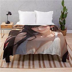 Tifa Lockhart Throw Blanket
