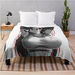 Tifa Lockhart FF7 Throw Blanket