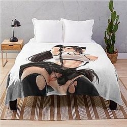 Tifa Lockhart Naked FF7 Throw Blanket