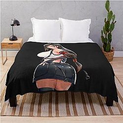 Final Fantasy VII - Tifa Lockhart sexy anime Throw Blanket