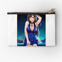Waifu Tifa Lockhart in Final Fantasy 7 Zipper Pouch