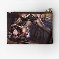 Waifu Tifa Lockhart Challenge Final Fantasy 7 Zipper Pouch