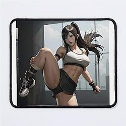 Ecchi Tifa Lockhart Final Fantasy 7 Training Mouse Pad