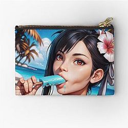 Tifa Lockhart Final Fantasy 7 Rebirth Zipper Pouch