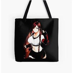 Cute Tifa Lockhart Tote Bag