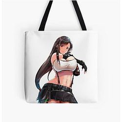 Sexy Tifa Lockhart Final Fantasy 7 Ecchi All Over Print Tote Bag