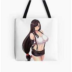 Ecchi Tifa Lockhart Final Fantasy VII All Over Print Tote Bag