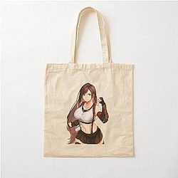 Tifa Lockhart Final Fantasy 7 Cotton Tote Bag