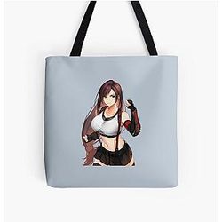 Cute Tifa Lockhart - Final Fantasy VII FF7 Remake All Over Print Tote Bag