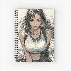 Tifa Lockhart Spiral Notebook