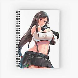 Tifa Lockhart Final Fantasy 7 Spiral Notebook
